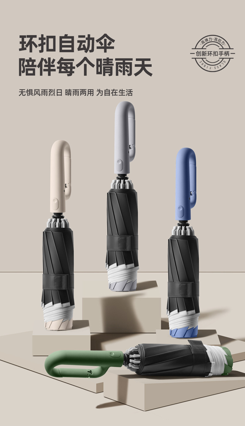 全自动折叠反向雨伞男女晴雨两用大号抗风双人车载遮阳防晒伞批发详情3