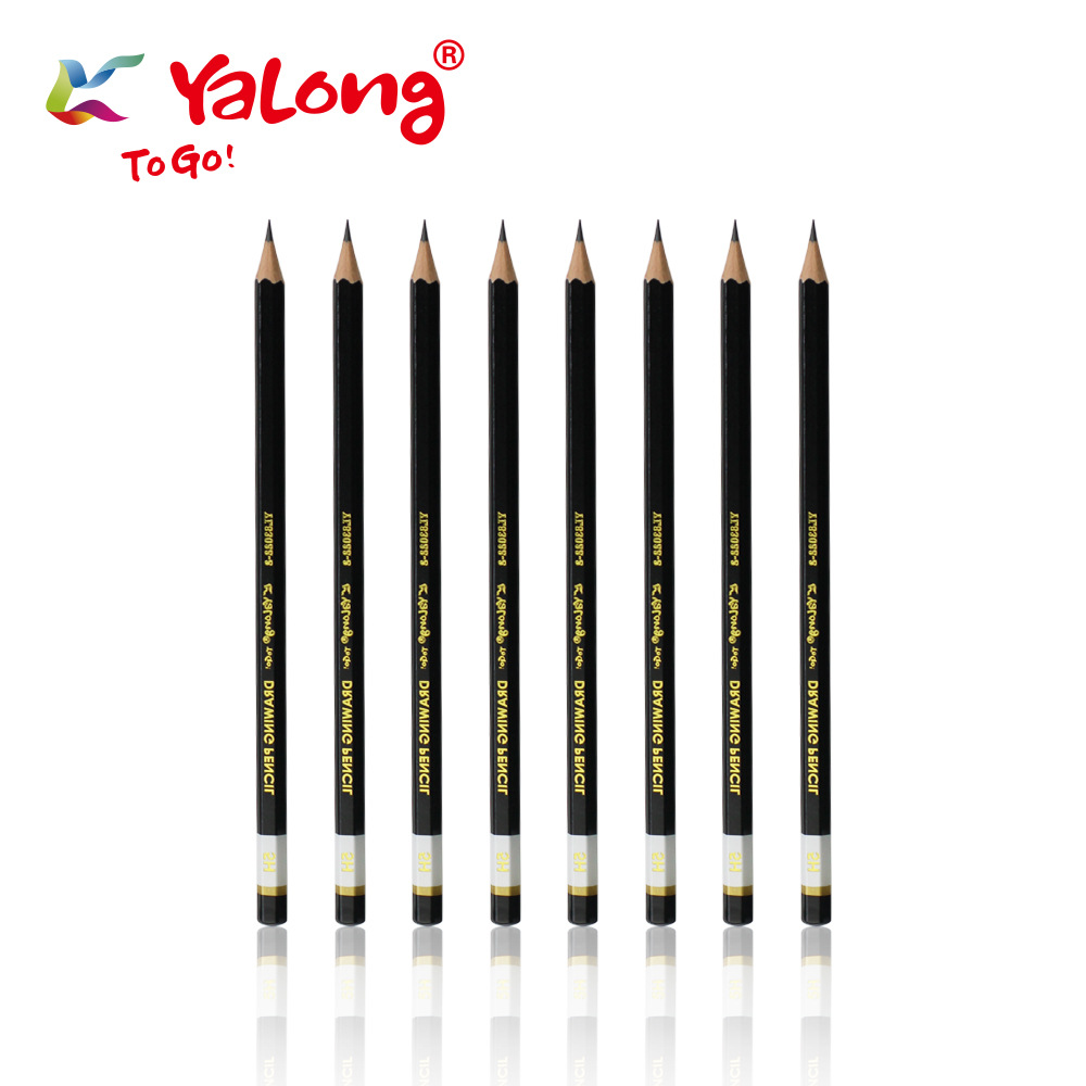 12pcs of multi-choice pencils, professional sketching mixed 5h-5b HB pencil set, school art set pic 1
