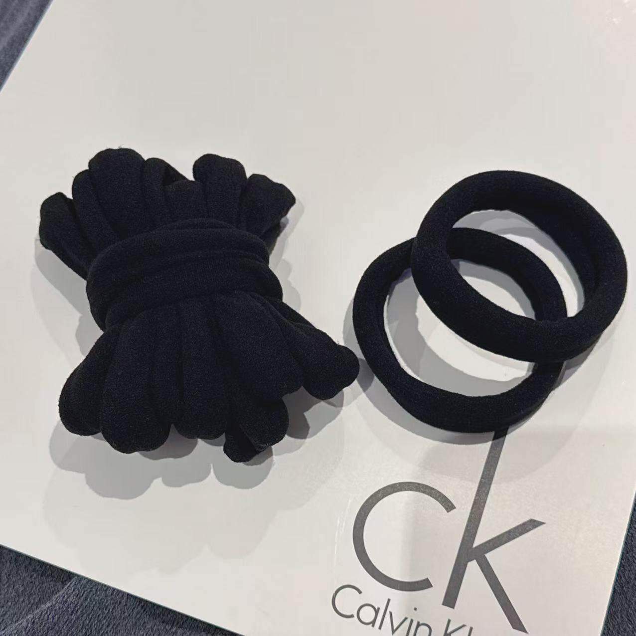 莫兰迪色新款加大号毛巾圈发圈时尚简约高弹力舒适发饰详情10