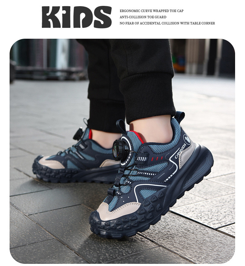 严选CAMKIDS夏季新款儿童运动鞋时尚透气男女童榴莲底跑步户外鞋详情22