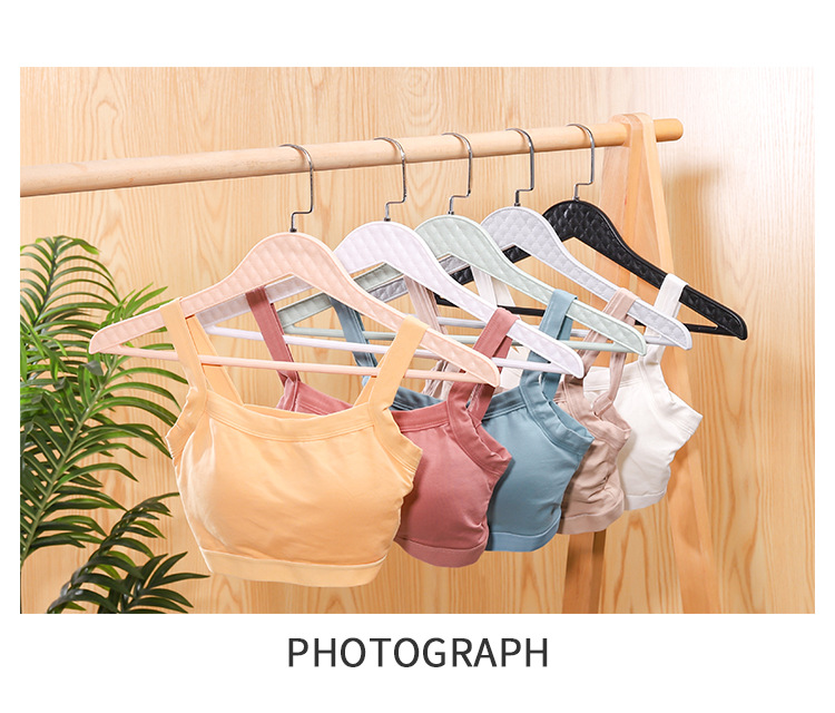 Traceless clothes hanger, dormitory anti-slip clothes rack, drying rack, household plastic clothes rack, leather texture pic 8