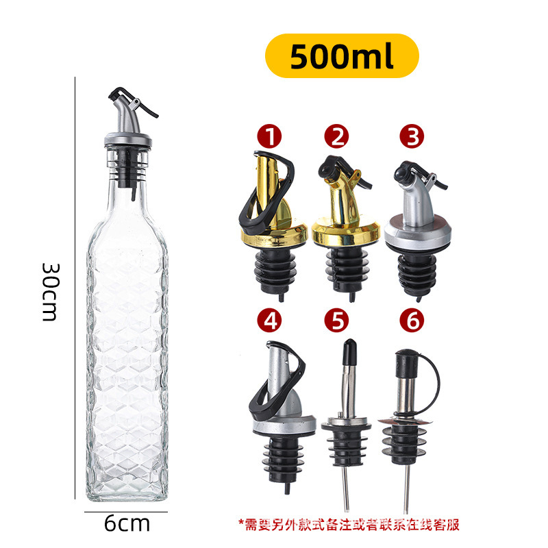 Cross-border dual-purpose glass oil sprayer, oil sprayer, household kitchen oil-free and leak-proof vinegar seasoning bottle pic 13