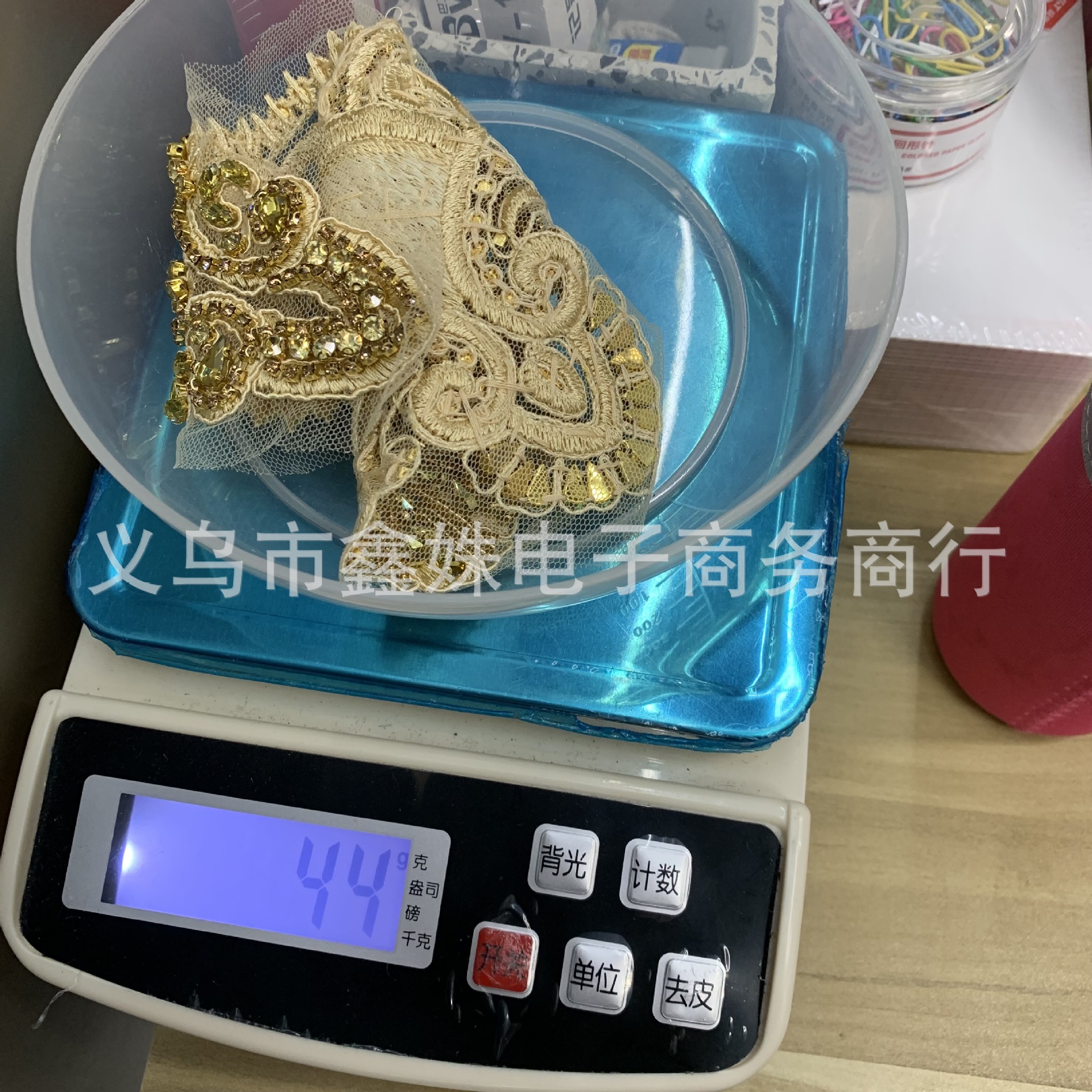 DIY hand-sewn rhinestone clothing accessory stickers for evening dress accessories pic 11