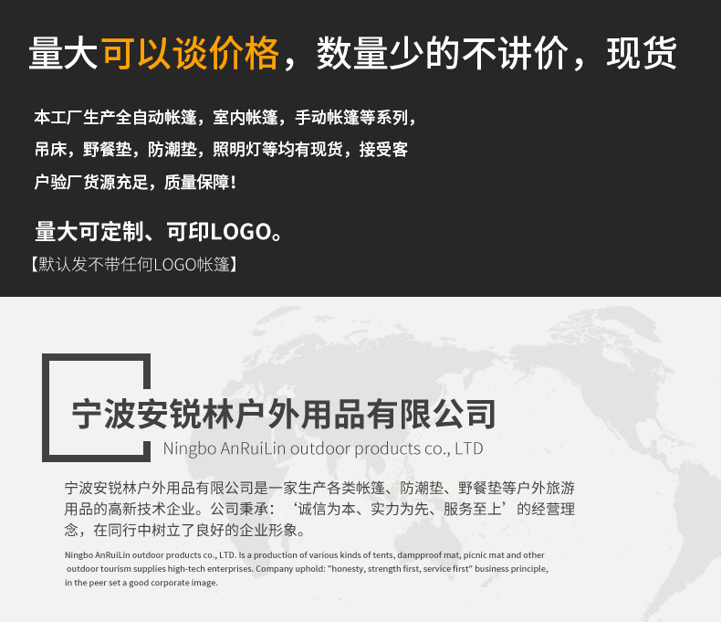 厂家便携帐篷户外露营全自动速开野营用品tent折叠四角营地帳篷详情1