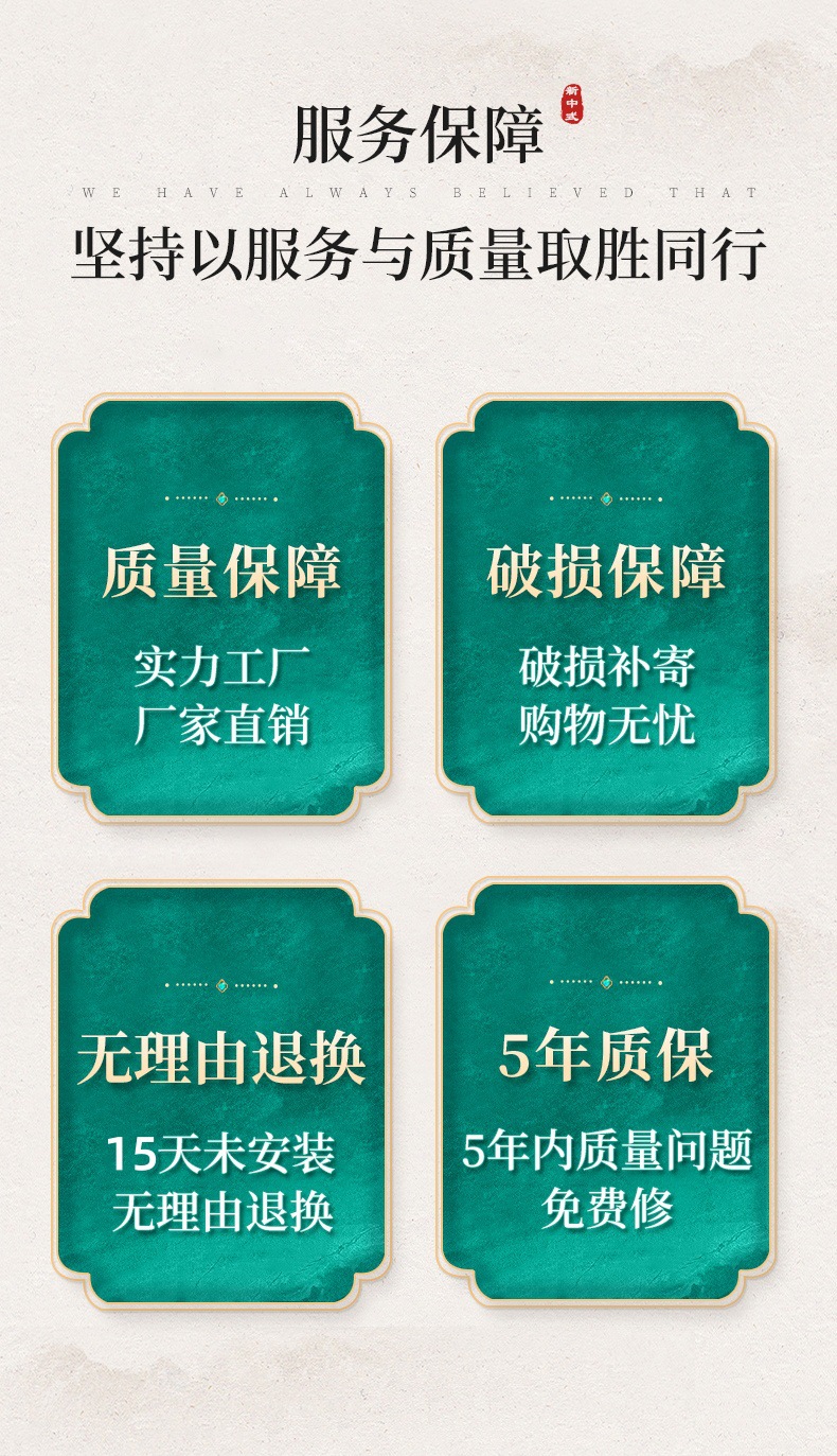 新中式壁灯客厅电视背景墙现代简约卧室床头走廊户外防水壁灯长条详情1