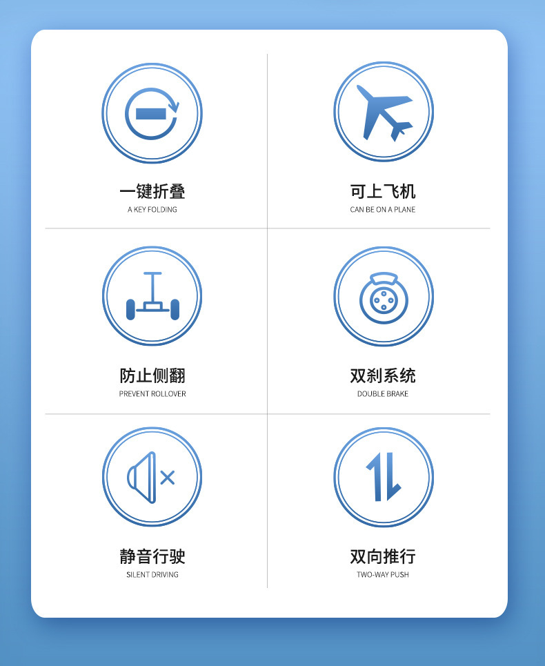 儿童手推车溜娃神器可上飞机一键收车轻便高景观宝宝双向儿童遛娃详情2
