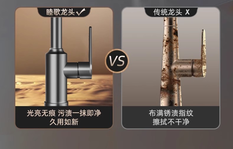 厨房冷热水龙头抽拉式洗菜盆池家用万向二合一两用旋转防溅水专用详情24