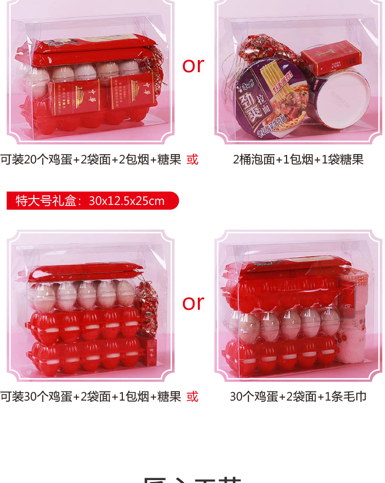 周岁驾到盒子喜面喜蛋卡通百日宴礼袋满月百天伴手礼礼盒礼品纸详情5