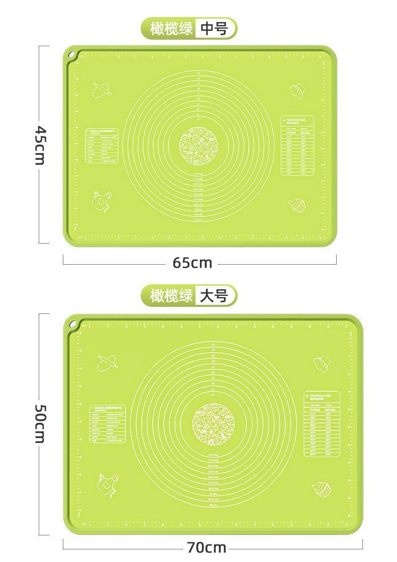 家用硅胶揉面垫大号和面不粘面板垫子加厚包饺子面垫案板擀面详情18