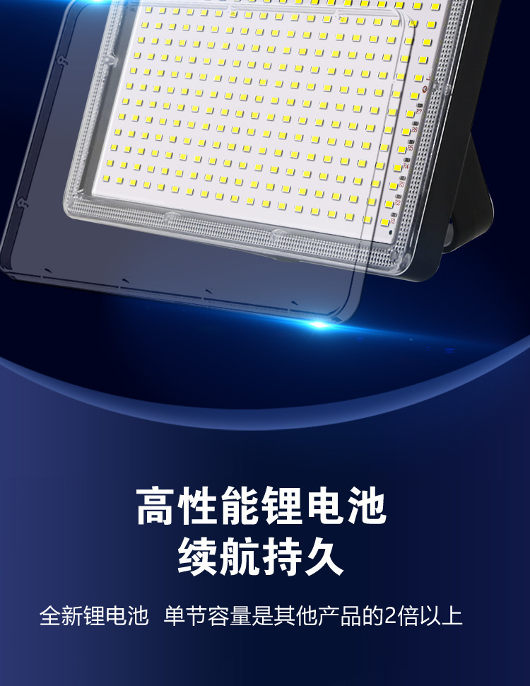 摆地摊夜市灯充电应急灯LED补光灯户外照明强光支架野外露营灯详情11