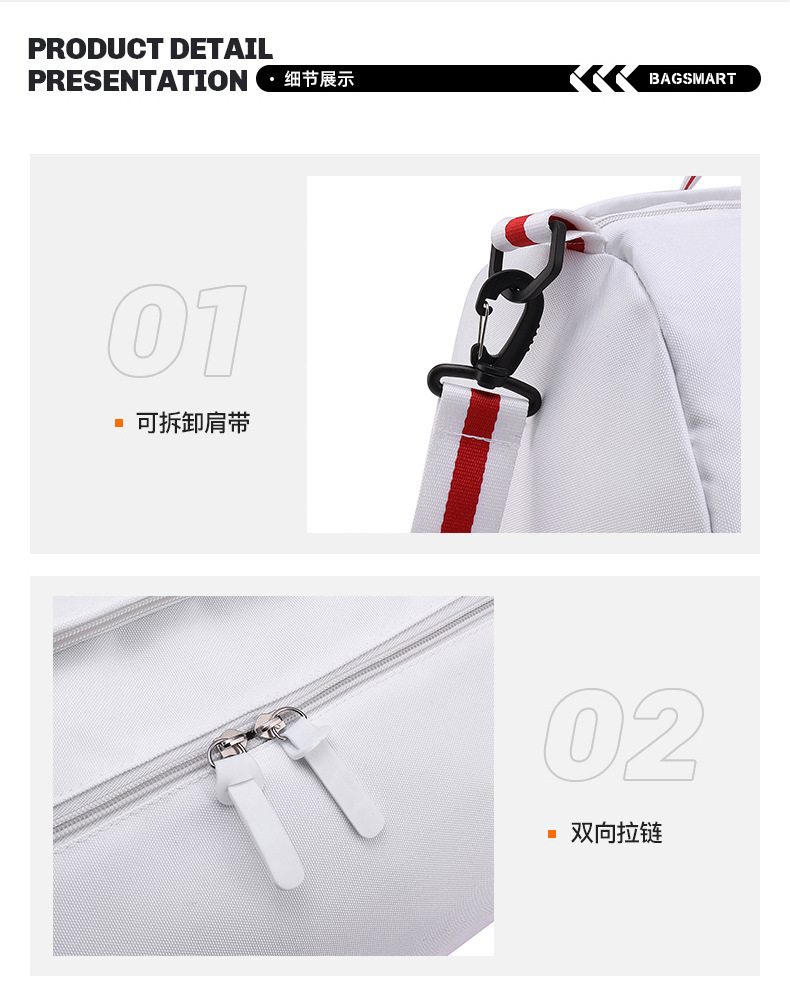 T-shaped hand-held large-capacity travel bag, lightweight business trip fitness bag, luggage waiting for delivery storage bag, short-distance travel luggage bag, durable and portable travel bag pic 14