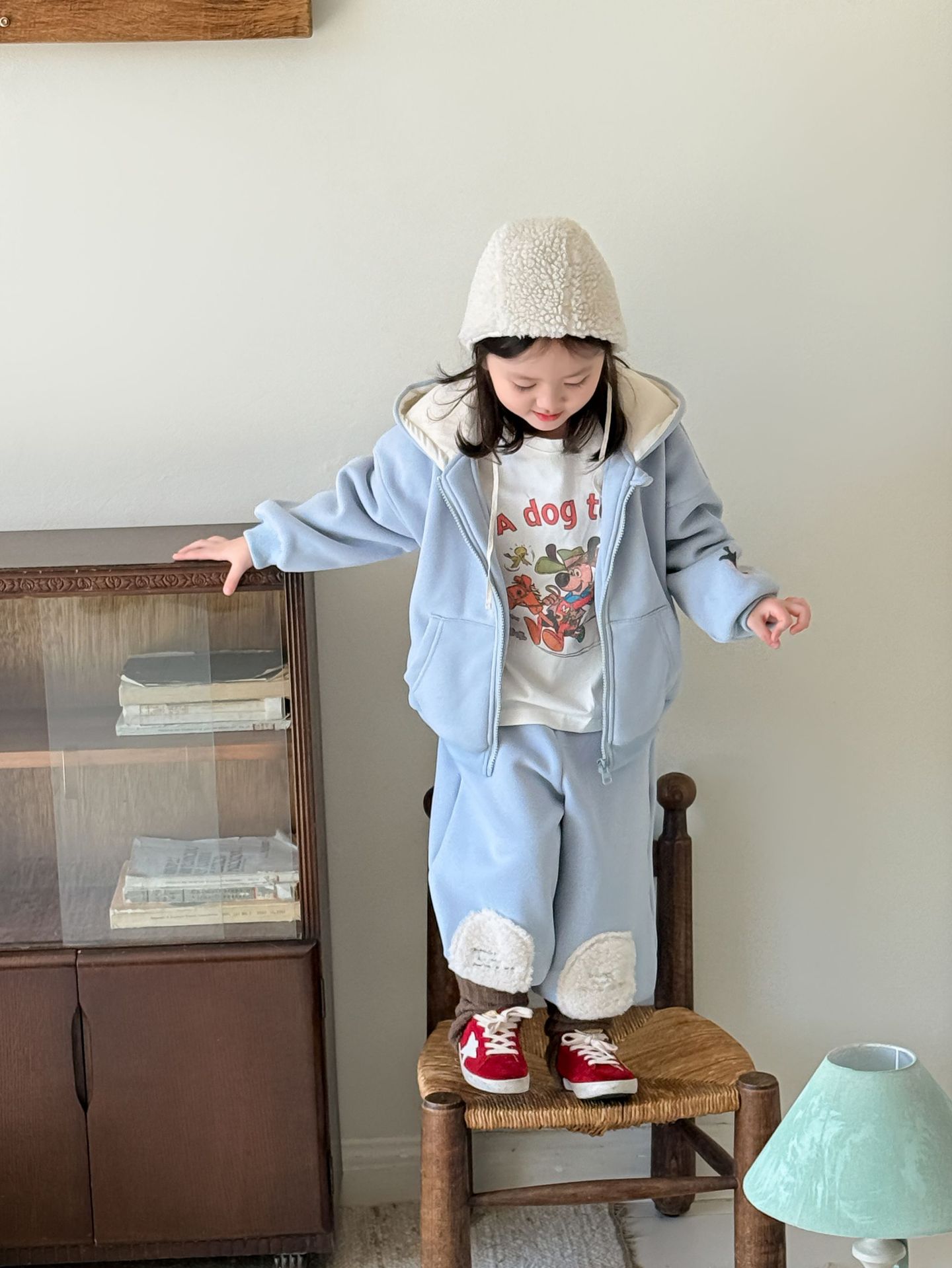 【清仓款】维木童装女童加绒卫衣套装2024冬季新款儿童韩版上衣卫详情15