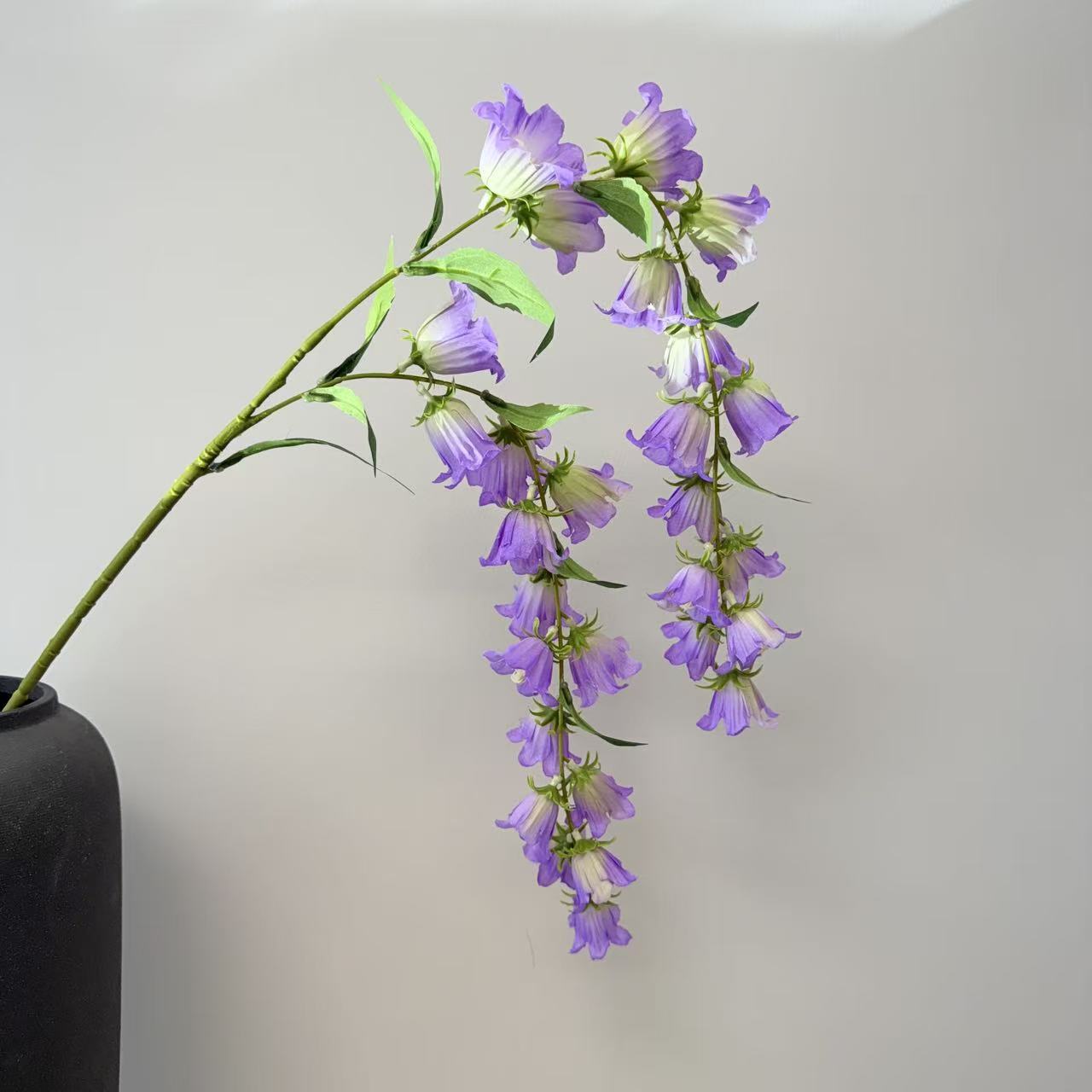 仿真垂吊铃兰花风铃花仿真花婚礼堂吊顶装饰垂吊花墙软装假花外贸详情24