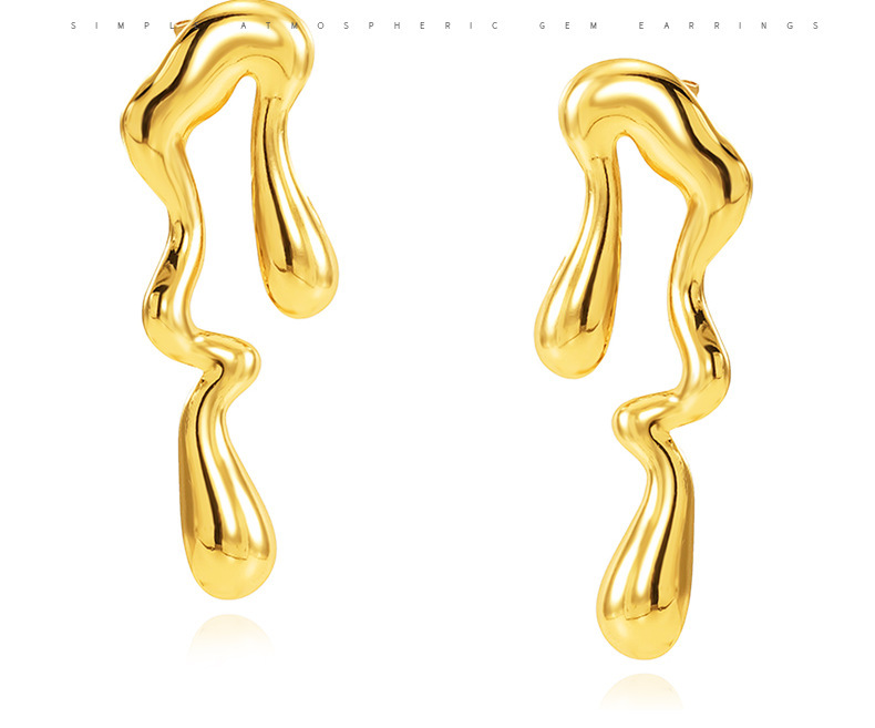 创意钛钢线形耳钉个性设计特殊图案高级感跨境流行不锈钢精致耳饰详情4