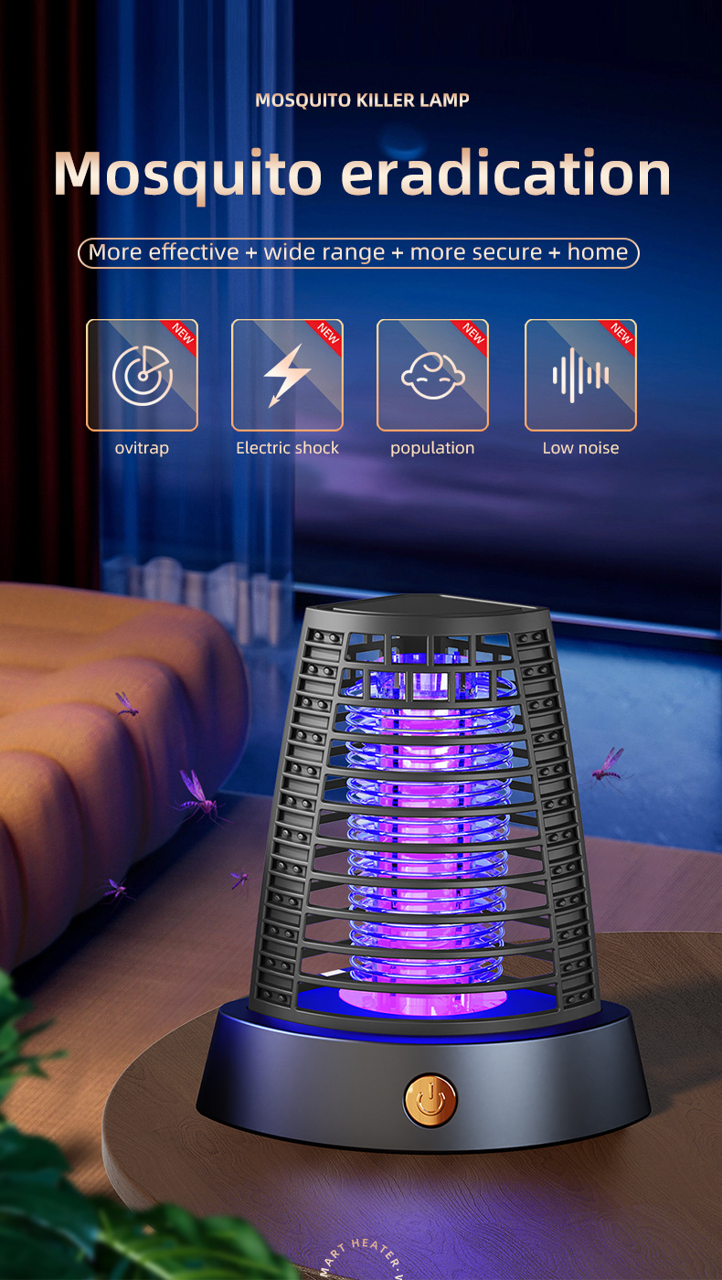 Cross-border bestsellers: Electric mosquito repellent, household mosquito repellent, outdoor camping lamp, rechargeable lighting mosquito repellent pic 2