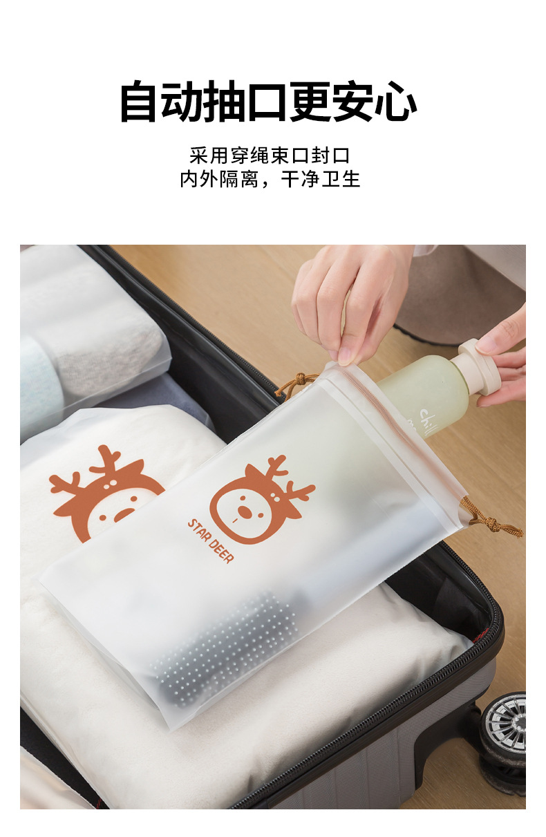 鞋袋装鞋子收纳袋旅行行李箱分装袋防尘防潮束口袋鞋罩套旅游神器详情4