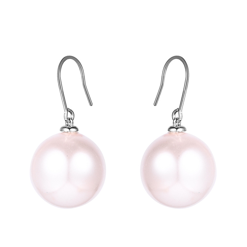 夏季欧美红色系女S925红玛瑙复古韩版耳饰纯银包金豆豆圆珠耳钉详情10