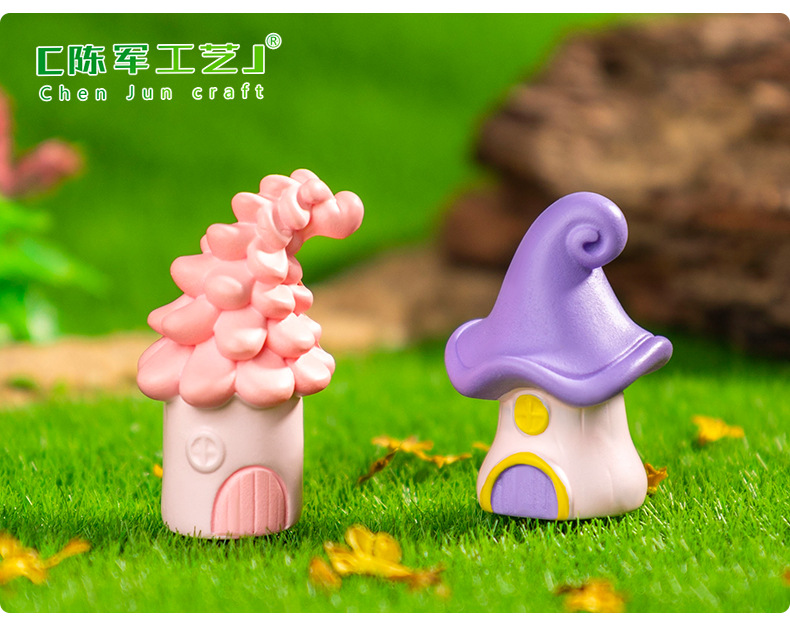 Micro-landscape creative cartoon elf little house gardening landscaping diy decorative accessories mini desktop small ornaments pic 44