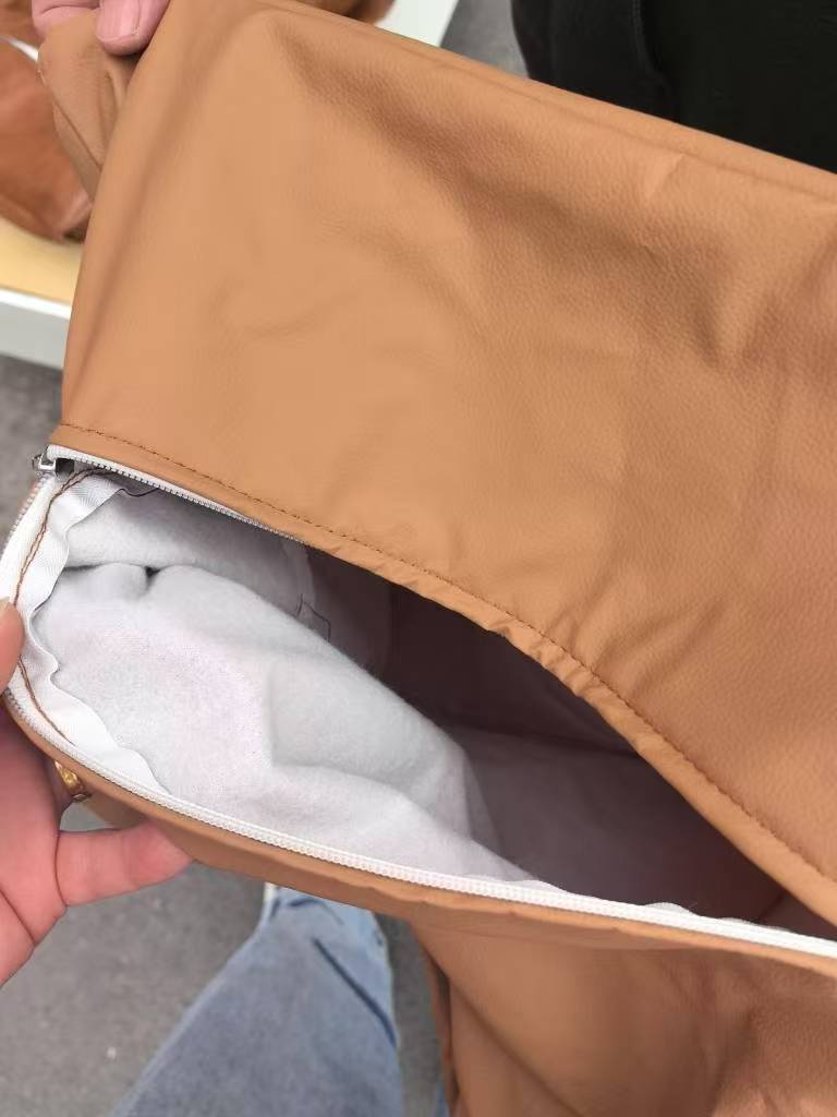 收纳凳便携置物猫抓皮收纳袋防水耐刮多功能储物油蜡皮收纳坐墩子详情8