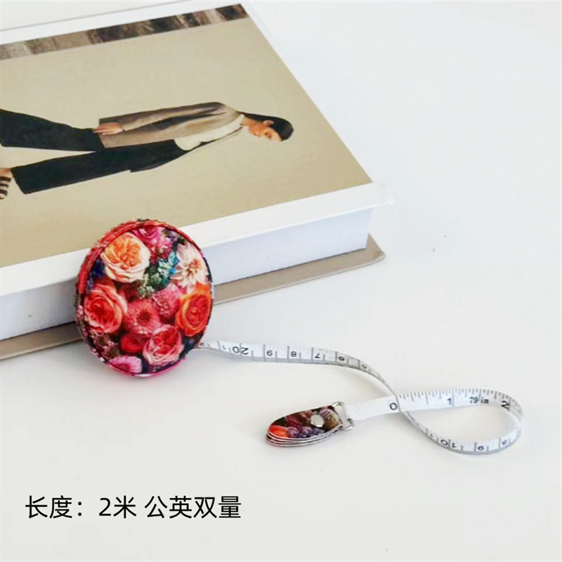 Cross-border portable tape measure, oil painting style small ruler, flexible ruler, portable measurement of three measurements, mini leather tape measure, measuring clothing leather ruler pic 6