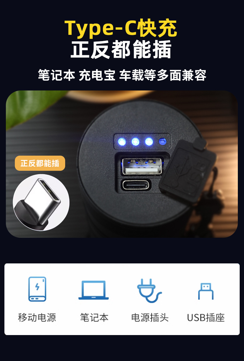 Wholesale of cross-border high-power long-range laser cannon flashlight charging LED strong light clear laser portable lamp pic 6