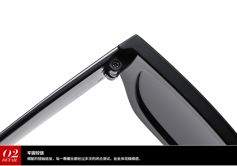 韩版高档猫眼谬家字母墨镜辣妹欧美风高级感复古太阳镜女百搭眼镜详情15