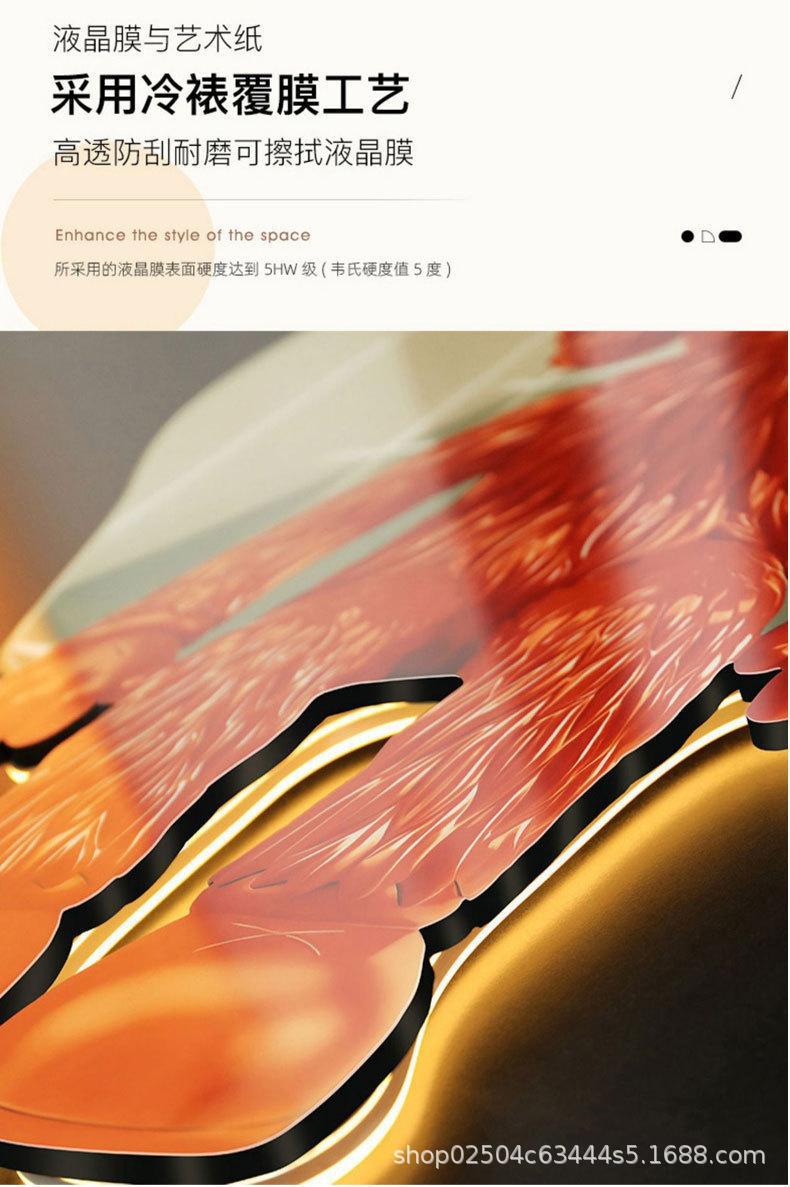 挂钟客厅时尚简约现代装饰钟表挂墙石英网红餐厅挂表石英钟家用详情6