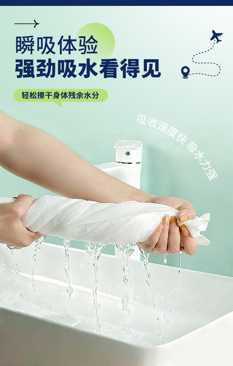 UUKKG 一次性浴袍 旅行酒店美容院浴巾毛巾珍珠纹日抛睡袍 SY782详情5