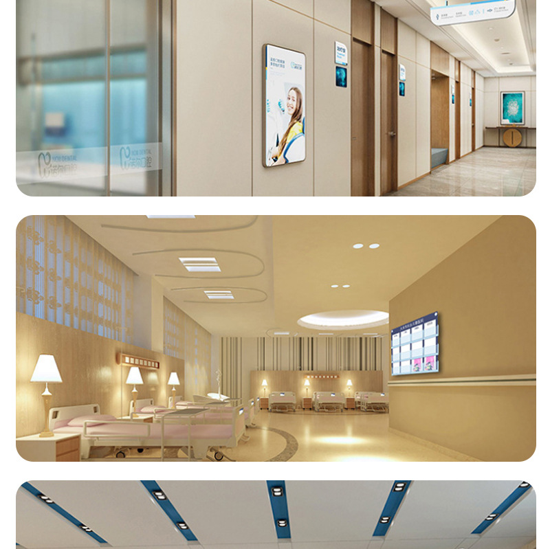 工厂货源无机预涂冰火板医疗学校洁净板硅酸钙板玻美抗菌护墙板详情13