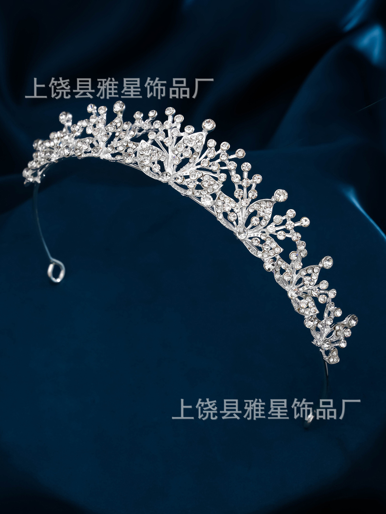 Cross-border venta caliente novia corona tocados accesorios de novia aros de pelo princesa etapa de cumpleaños corona de lujo strass accesorios de pelo pic 7