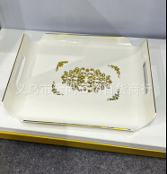 Light luxury fruit plate, living room coffee table, snack plate, high appearance level, fruit plate, high-end portable dried fruit snack tray for home use pic 2
