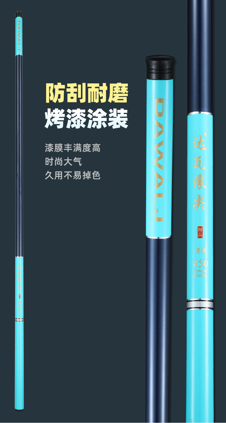 Dawa Wave Tip long-section fishing rod, stream rod, portable 28-adjustable ultra-light and ultra-hard fishing rod, hand rod, telescopic fishing rod wholesale pic 8