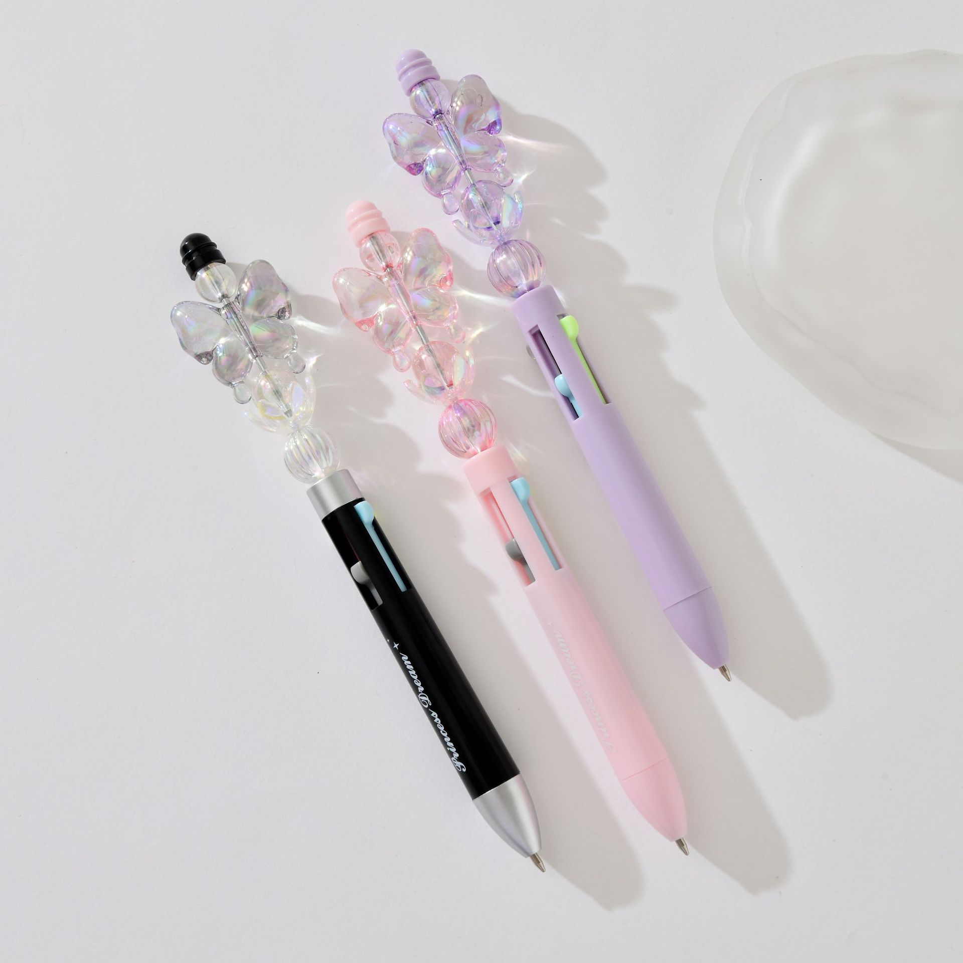 Chenxi Chuan Chuan Le 4-color Ballpoint Pen, creative and fun medium Oil pen, notebook, drawing, marking and color pen, New stationery wholesale pic 1