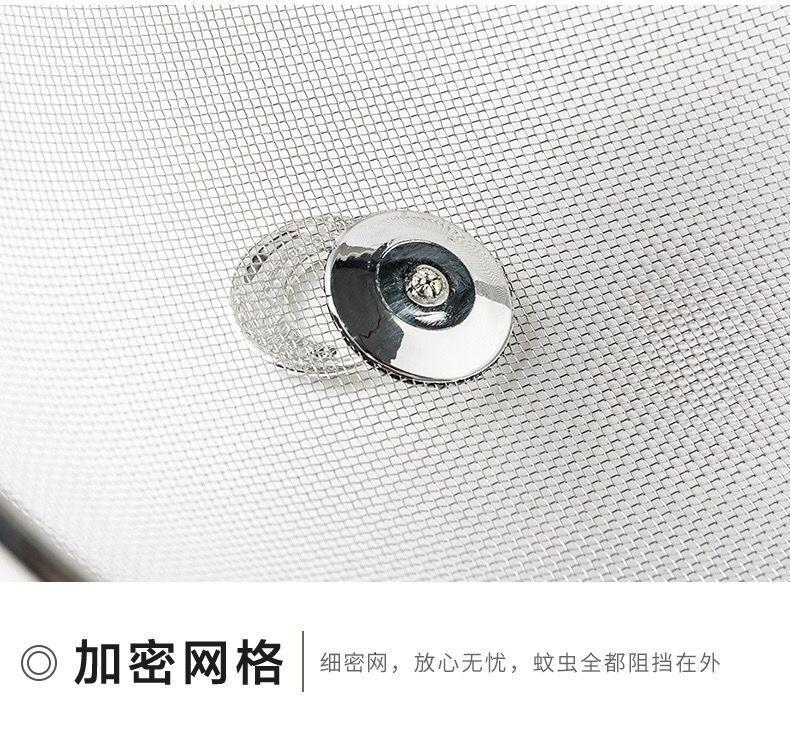 Factory direct supply of stainless steel round vegetable covers for household dining tables, mosquito-proof covers, dust-proof dining table covers, and food covers pic 15