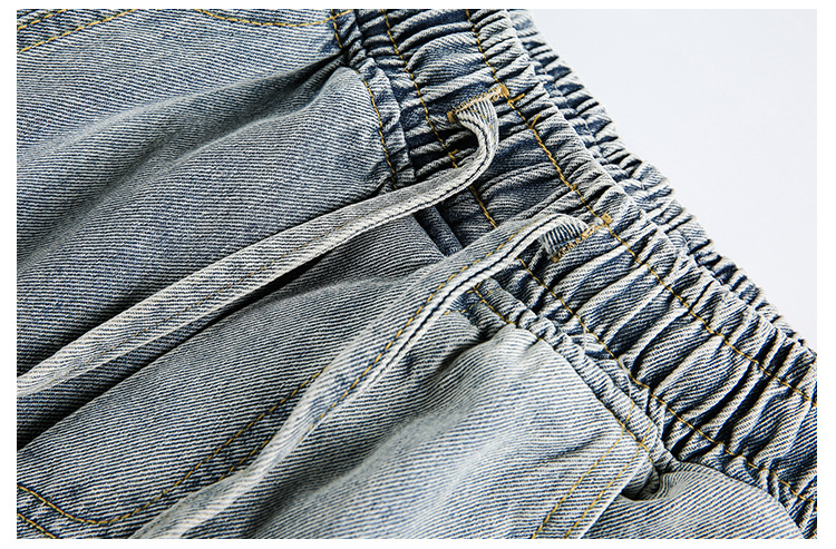 Retro washed curved-cut jeans for men, Spring/Autumn 2026 couple style straight-leg casual long pants pic 18