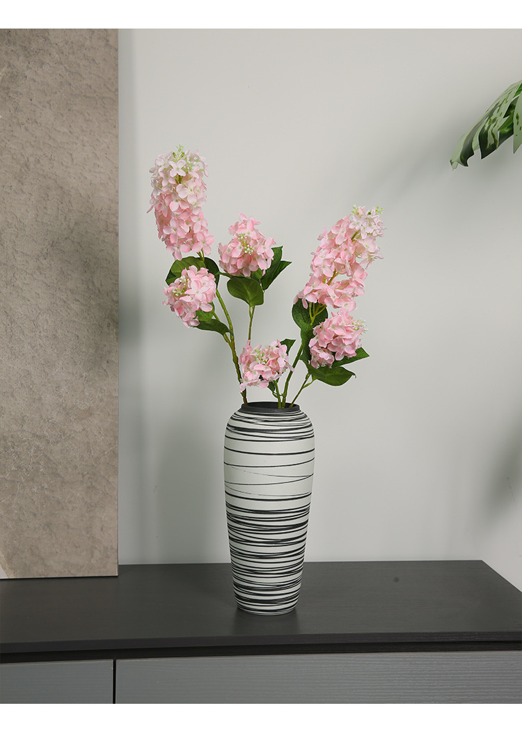 三叉丁香花仿真花法式紫藤花家居室内装饰客厅餐桌摆件花艺绢花详情12