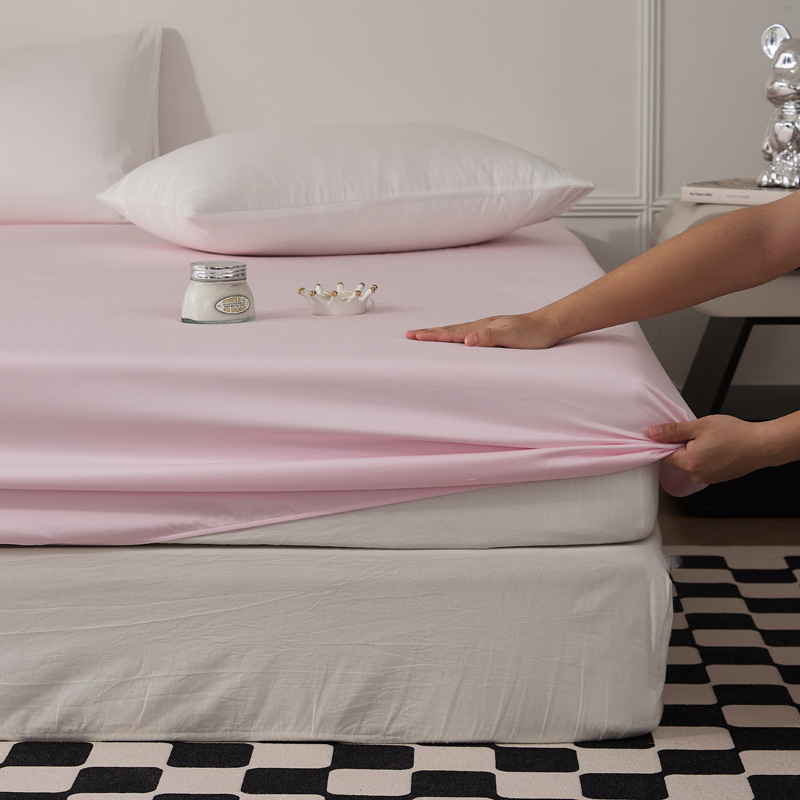 Single-piece quilt cover, pure cotton long-staple cotton bed sheet, bed cap, oversized quilt cover, skin-friendly single and double solid color bedding pic 102