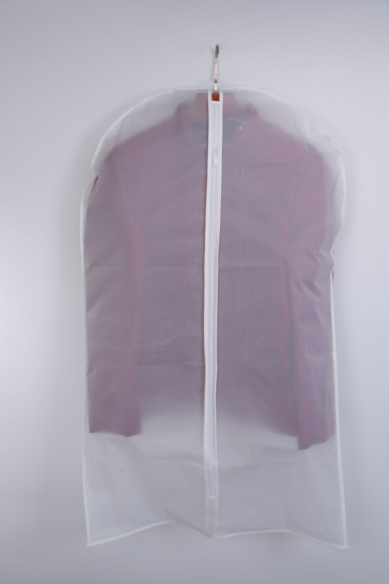Clothing dust bag, household transparent waterproof overcoat suit cover, pvea fabric washable clothing dust cover pic 15
