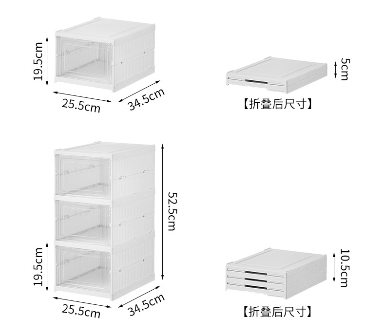 Wholesale of household foldable one-piece shoe box, dust-proof AJ shoe storage box, thickened movable transparent shoe cabinet pic 14