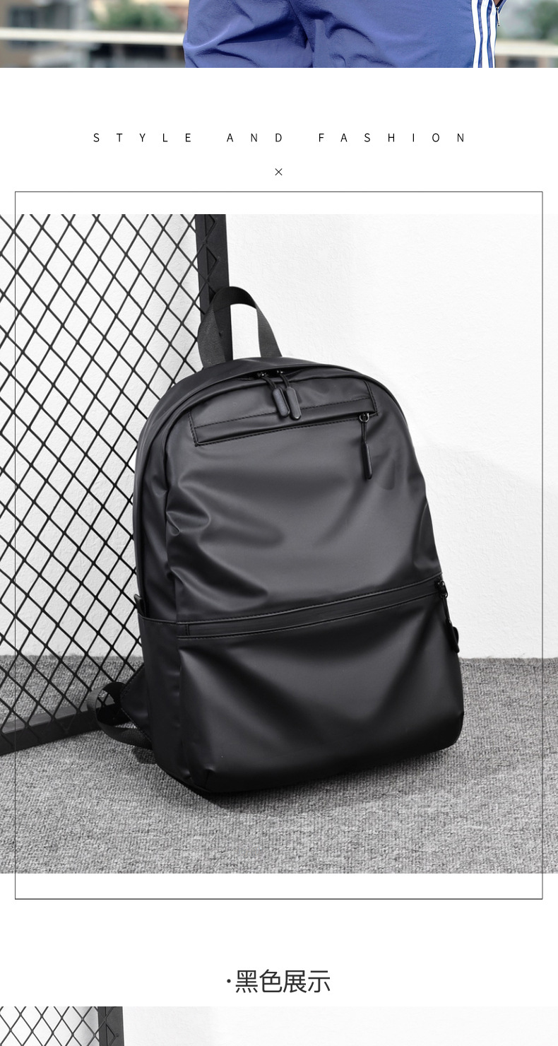 New fashionable large-capacity backpack, laptop bag manufacturer, medium-sized backpack wholesale, one-piece consignment pic 16