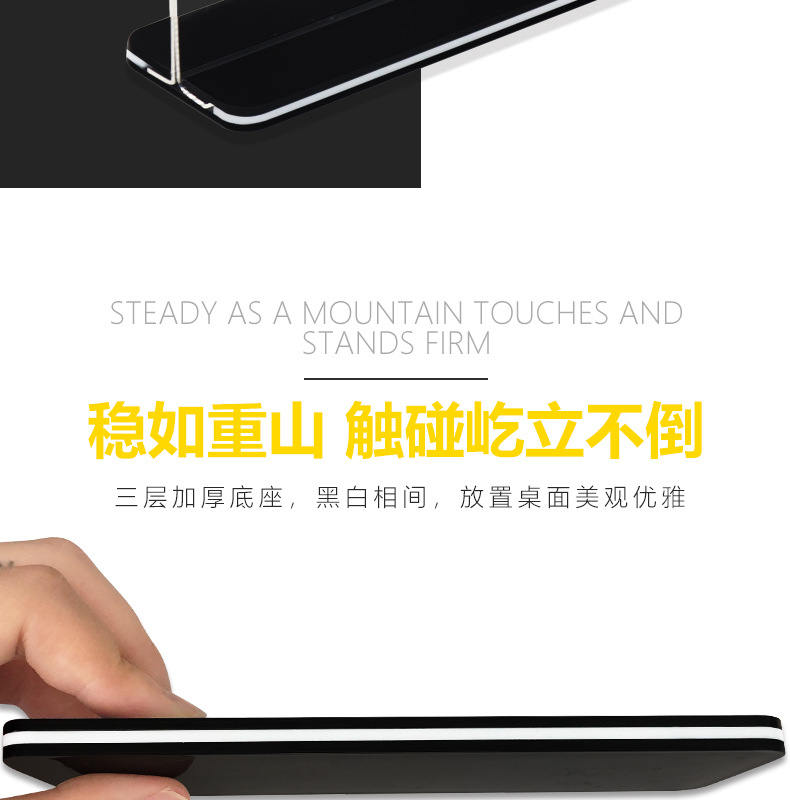 Acrylic table card, T-shaped black background pull-out a5 desktop, A4 display stand, table sign, table label, a6 price tag, table card, restaurant table, dish description, seating arrangement, shop table, price list display stand, front desk, activity notice display pic 7