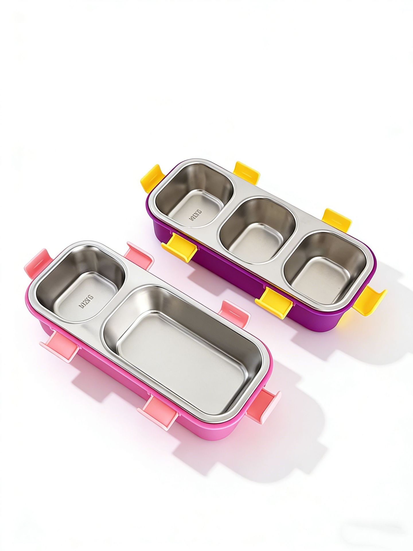 304 stainless steel food storage box, compartmentalized lunch box, small-portion and quantified small-capacity fat-reducing and weight-loss lunch box, bento box pic 9