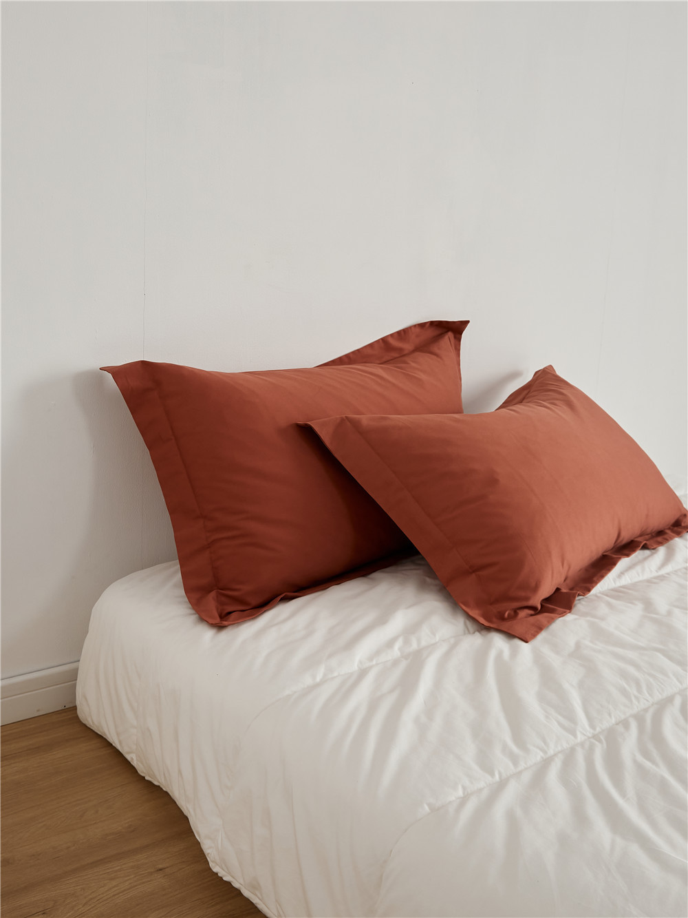 Long-staple cotton single item, all-cotton brushed quilt cover bed, simple pigment color pure cotton autumn and winter 1.8m bedding pic 128