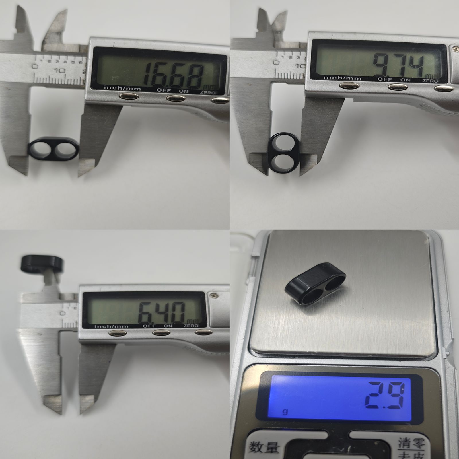 新款4分跑道圆扣手机挂绳套装可拆卸配件挂钩扣金属狗扣8字调节扣详情14