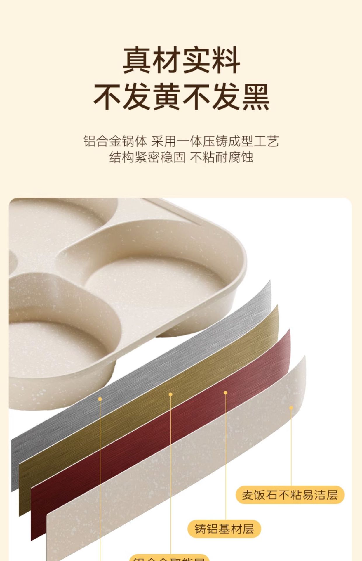 加深迷你家用麦饭石不粘早餐锅四孔煎蛋器煎蛋锅鸡蛋汉堡锅详情15