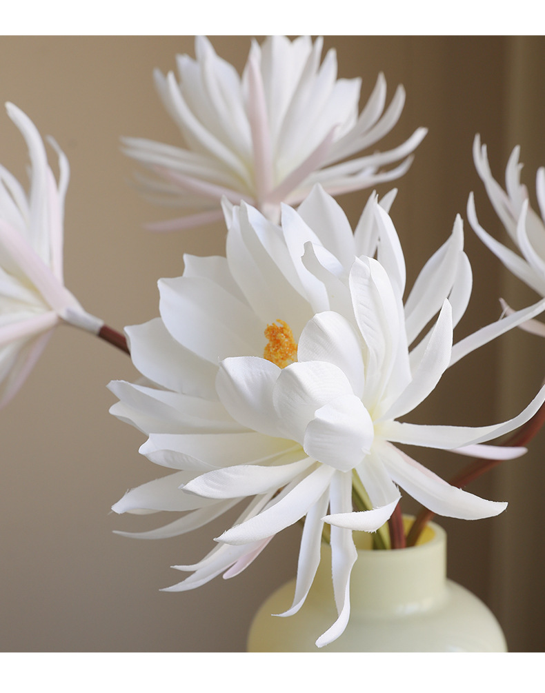 绢布仿真花假花人造花昙花家居装饰花批发韩式装饰花批发详情18