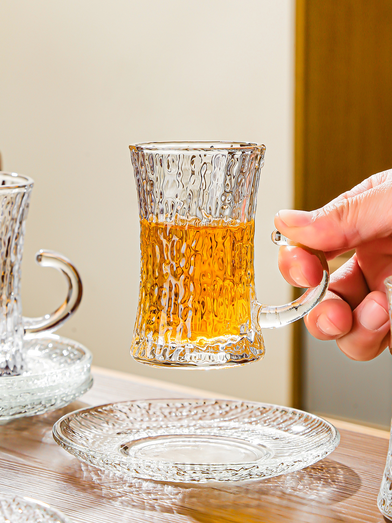 土耳其咖啡杯碟套装家用红茶玻璃水杯欧式高档精致小众下午茶杯子详情13