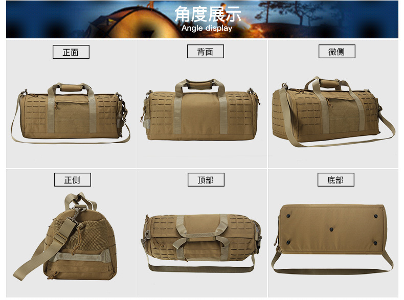 Yitu Wholesale commuter single-shoulder crossbody hand-carry travel bags for men, large-capacity outdoor storage luggage and fitness bags pic 13