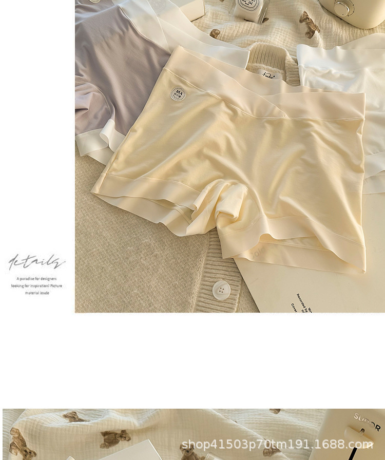 莫代尔大码孕妇平角内裤女200斤a类纯棉裆10A抗菌无痕孕妇安全裤详情12