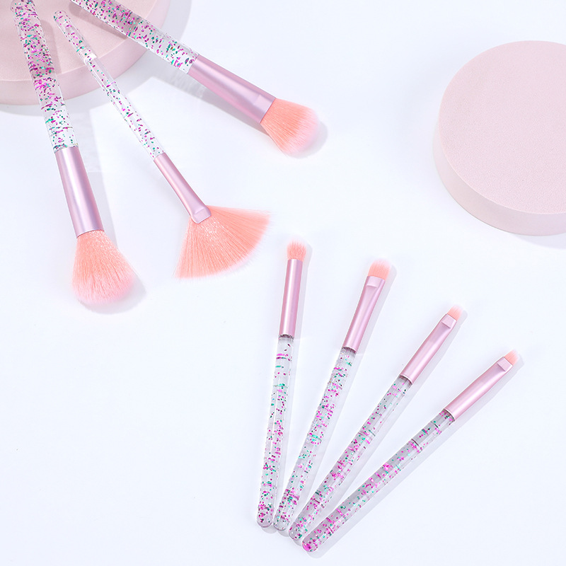 新款7支幻彩化妆刷套装散粉修容眼影全套化妆刷时尚便携美妆工具详情7